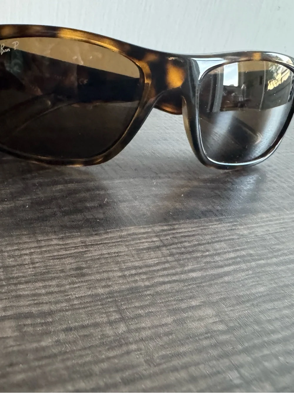 Ray-Ban RB4177 Polarized Sunglasses Havana Tortoise Brown Made in Italy w/ Case
